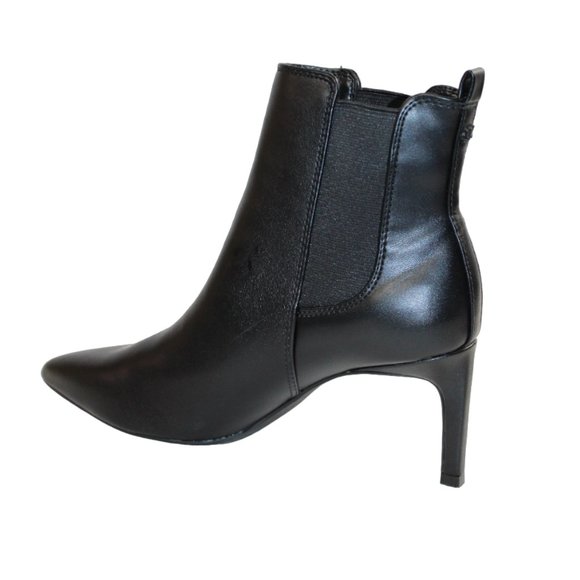 Calvin Klein Samara Black Stiletto Heel Pull On Bootie, Size 6.5 - Picture 2 of 9